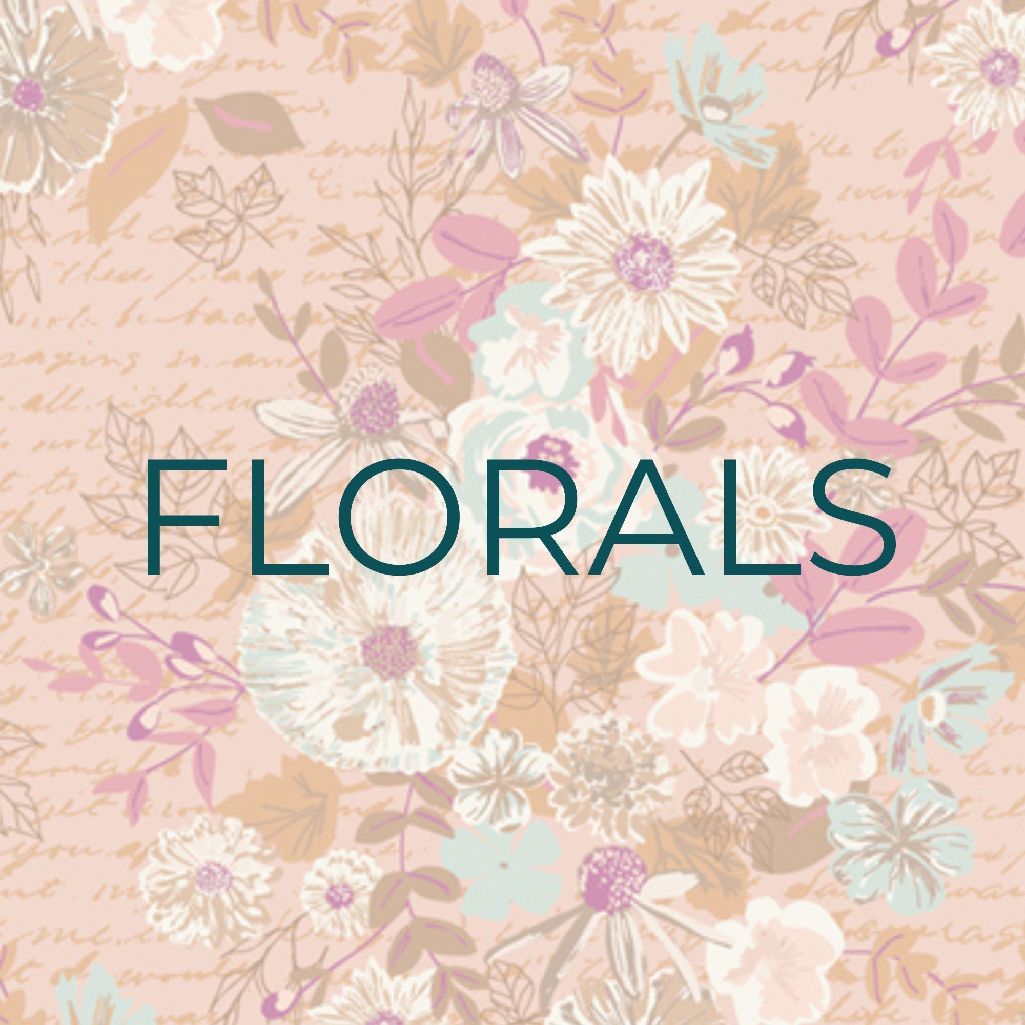 Floral Quilting Fabric by the Yard