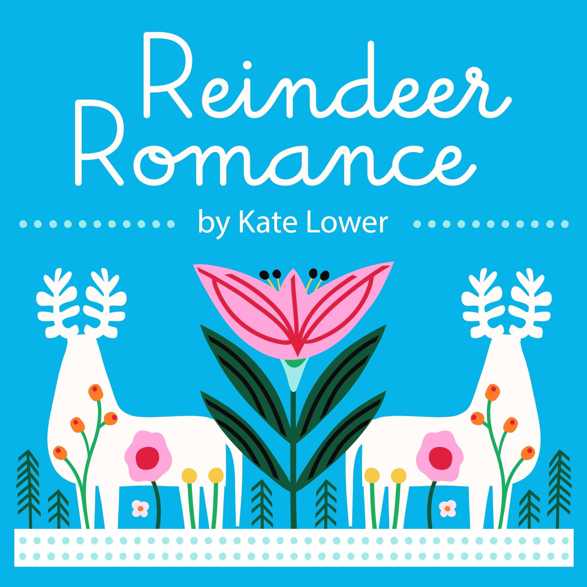 Reindeer Romance by Kate Lower for Cloud 9 Fabrics
