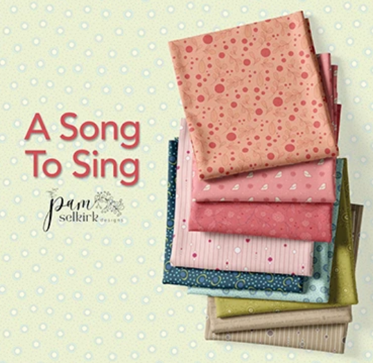 A Song to Sing quilting Cotton Fabric Collection by Pam Selkirk for Andover Fabrics
