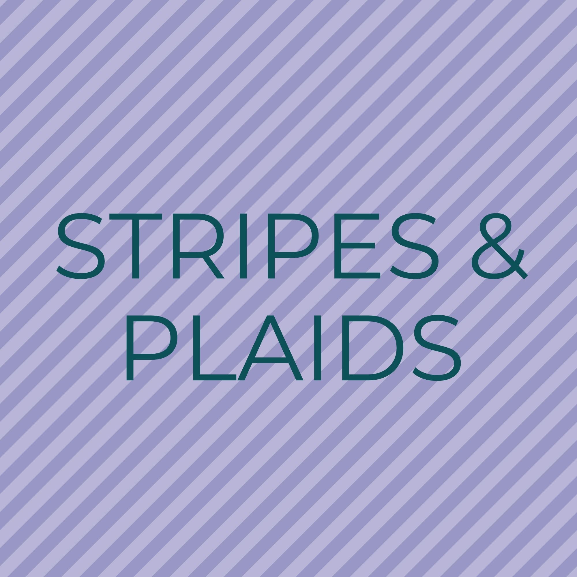 Stripes & Plaids Fabric by the Yard
