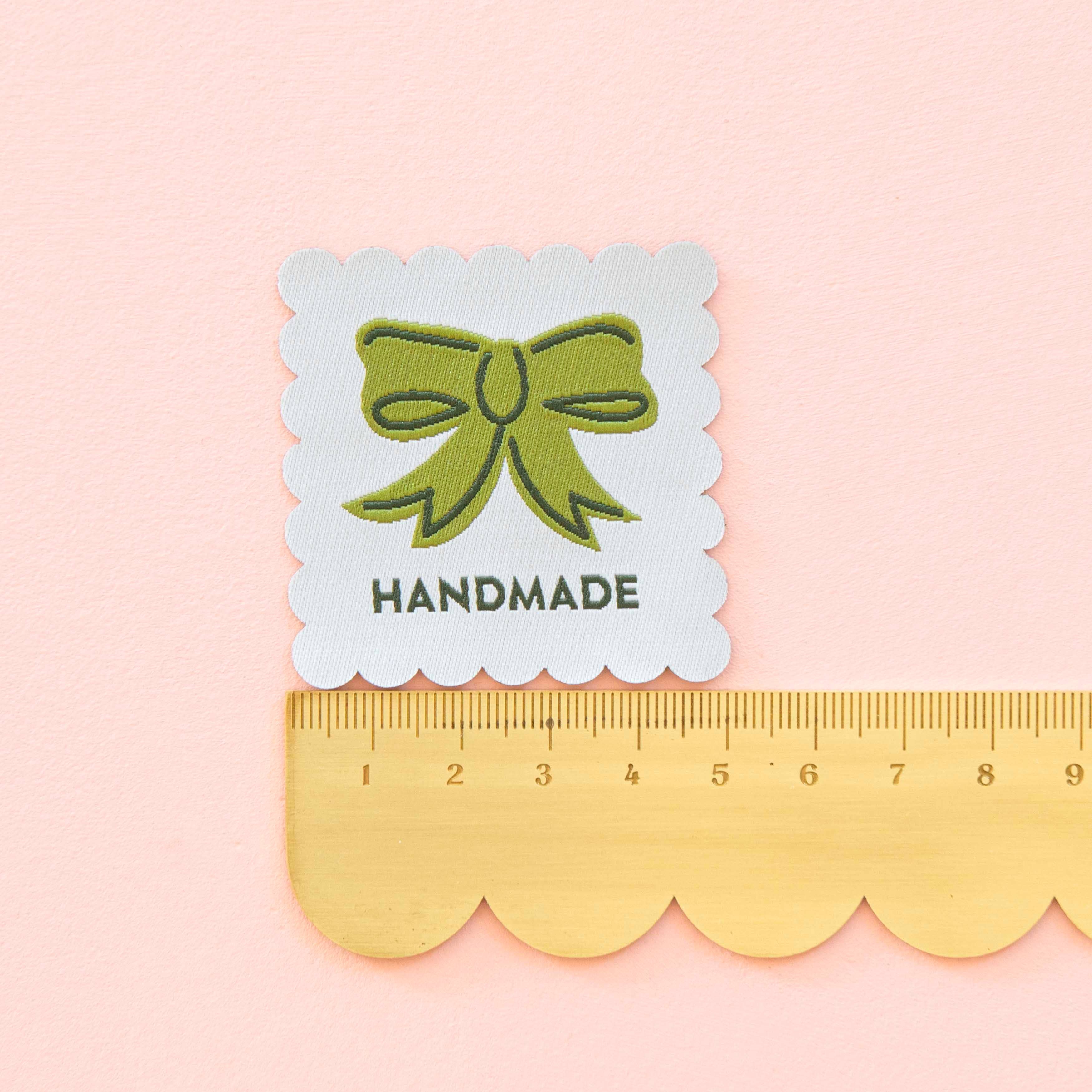 Sarah Hearts Handmade Bow Sew In Label Tags