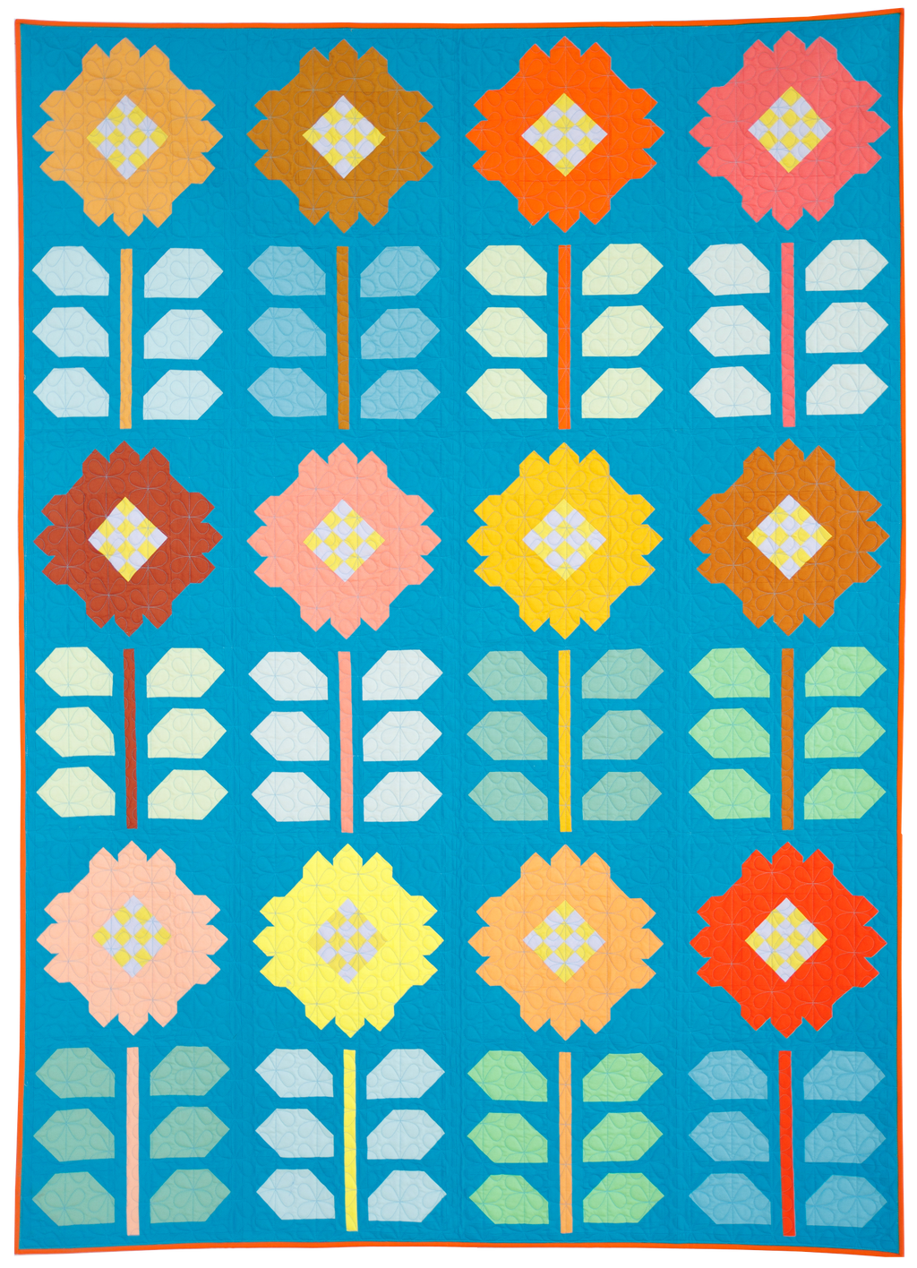 Petal Patch Quilt Pattern - Printed