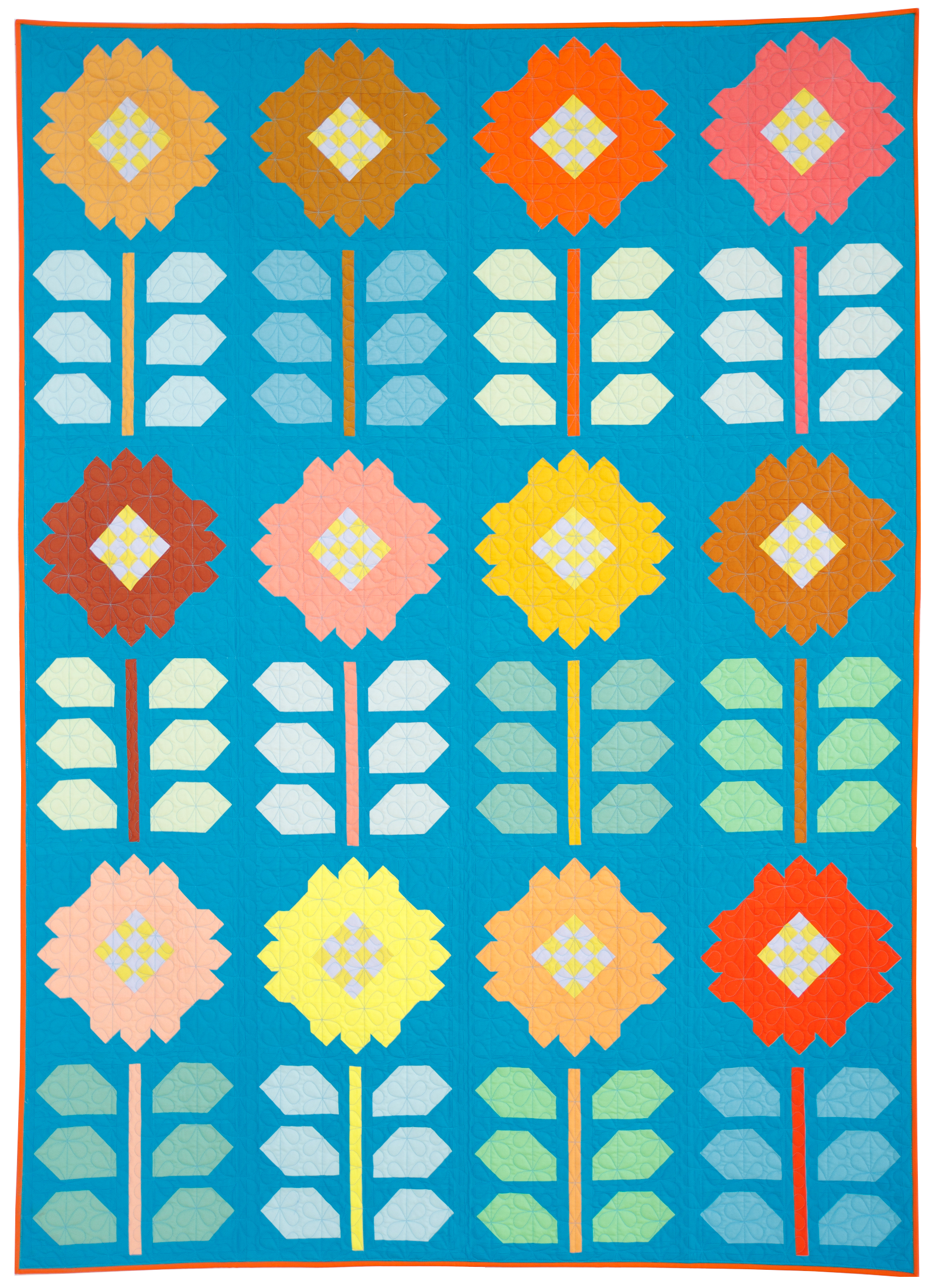 Petal Patch Quilt Pattern - Printed