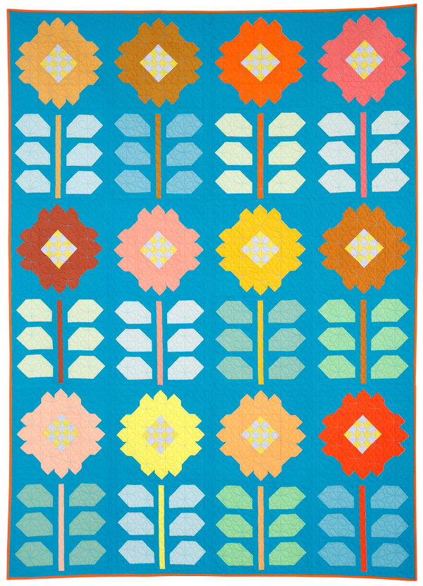 Petal Patch Quilt Pattern - Printed