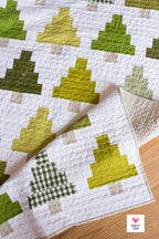 Quilty Trees Quilt Pattern by Quilty Love | Modern Tree Quilt Pattern
