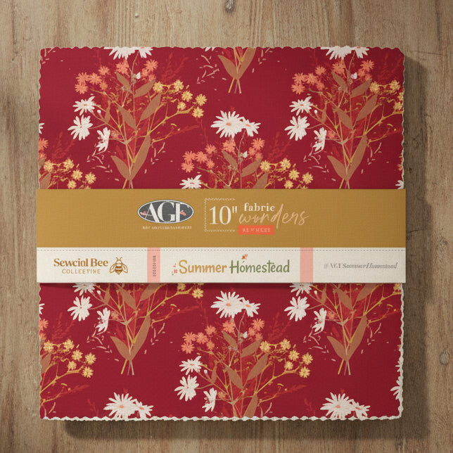 Summer Homestead 10"  Fabric Wonders - Sewcial Bee Collected for Art Gallery Fabrics