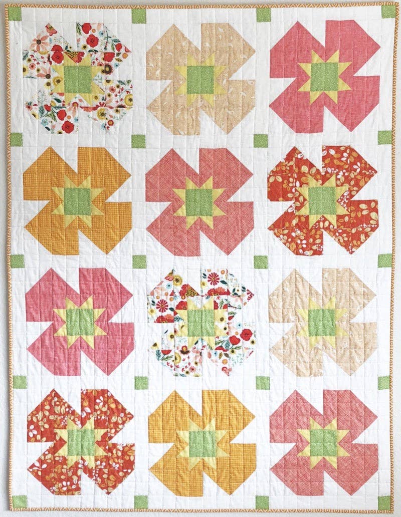 Summer Garden Quilt Pattern - Running Stitch Quilts
