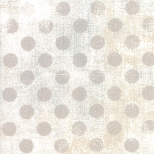 108" Grunge Hits the Spot Wide Back in White Paper by BasicGrey for Moda Fabrics 