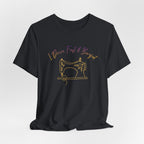 I Drive Fast and Barefoot Sewing Tee — Funny Sewist T-Shirt