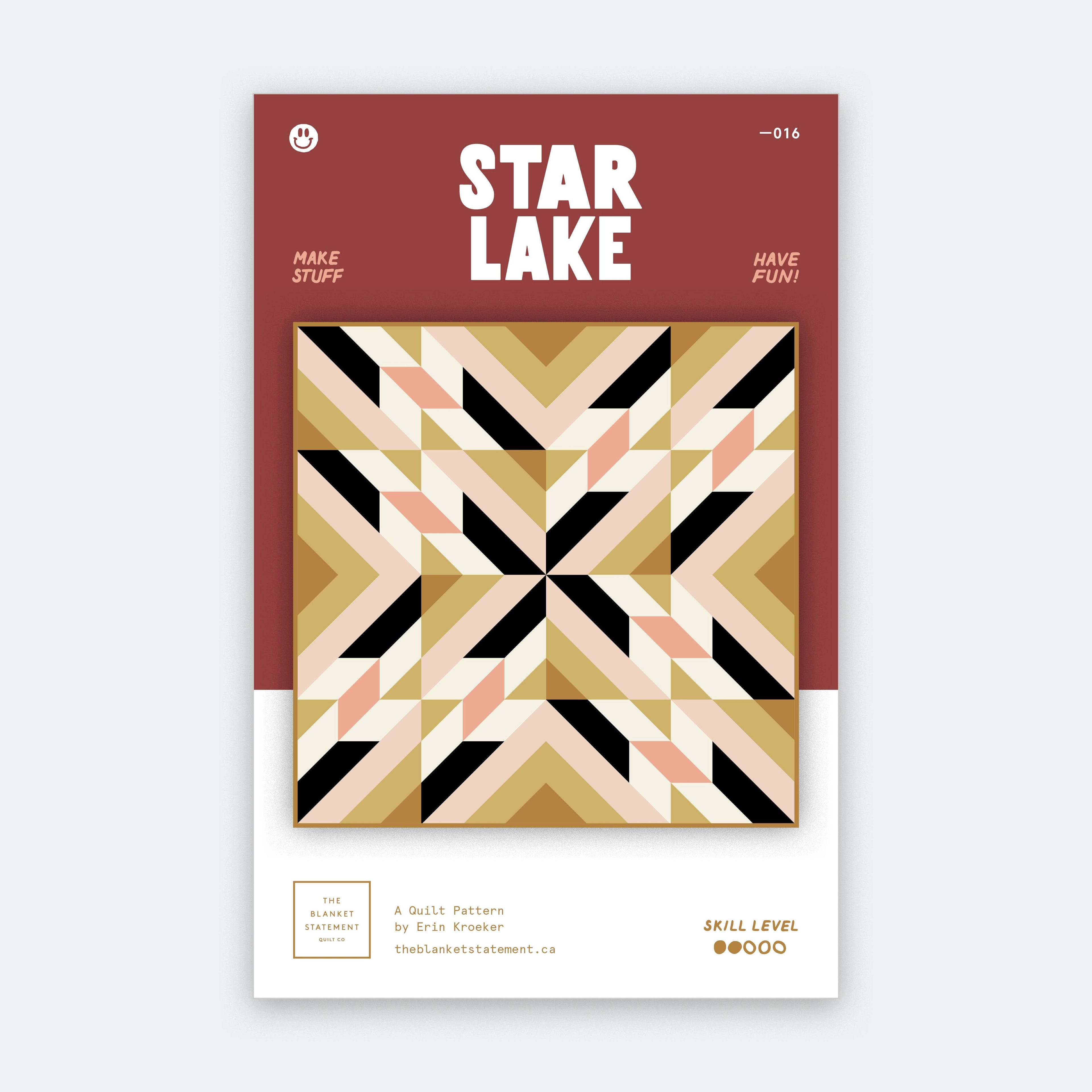 Star Lake Paper Pattern