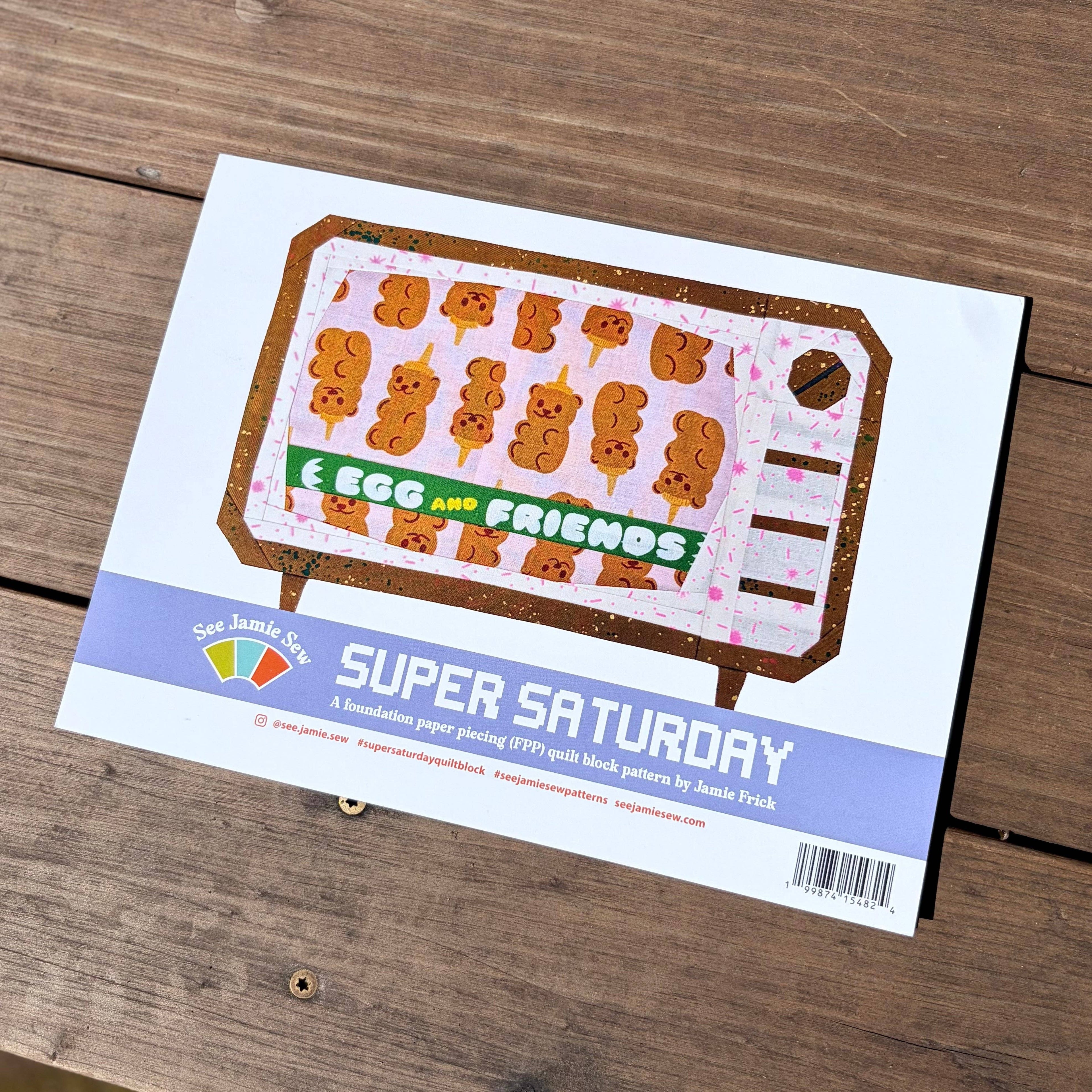 Super Saturday Foundation Paper Pieceing Pattern Papers