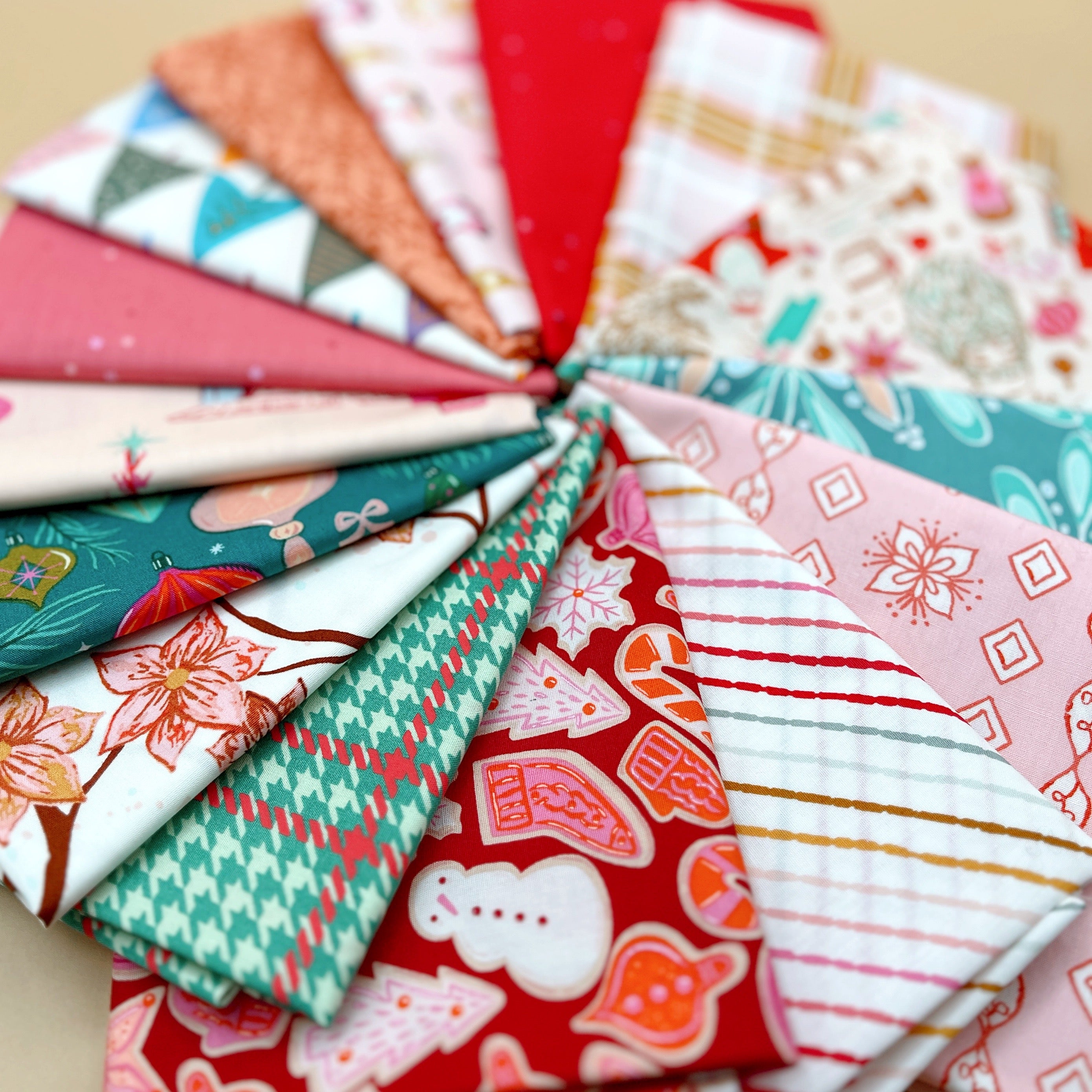 Art Gallery Fabric Christmas Collection Fat Quarter Bundle