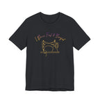 I Drive Fast and Barefoot Sewing Tee — Funny Sewist T-Shirt
