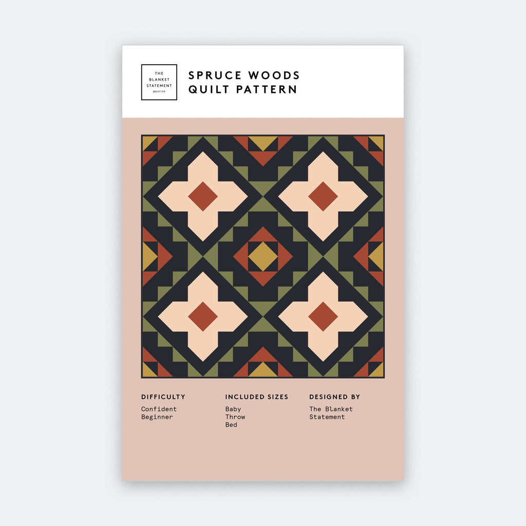 Spruce Woods Quilt Pattern from The Blanket Statement Quilt Co