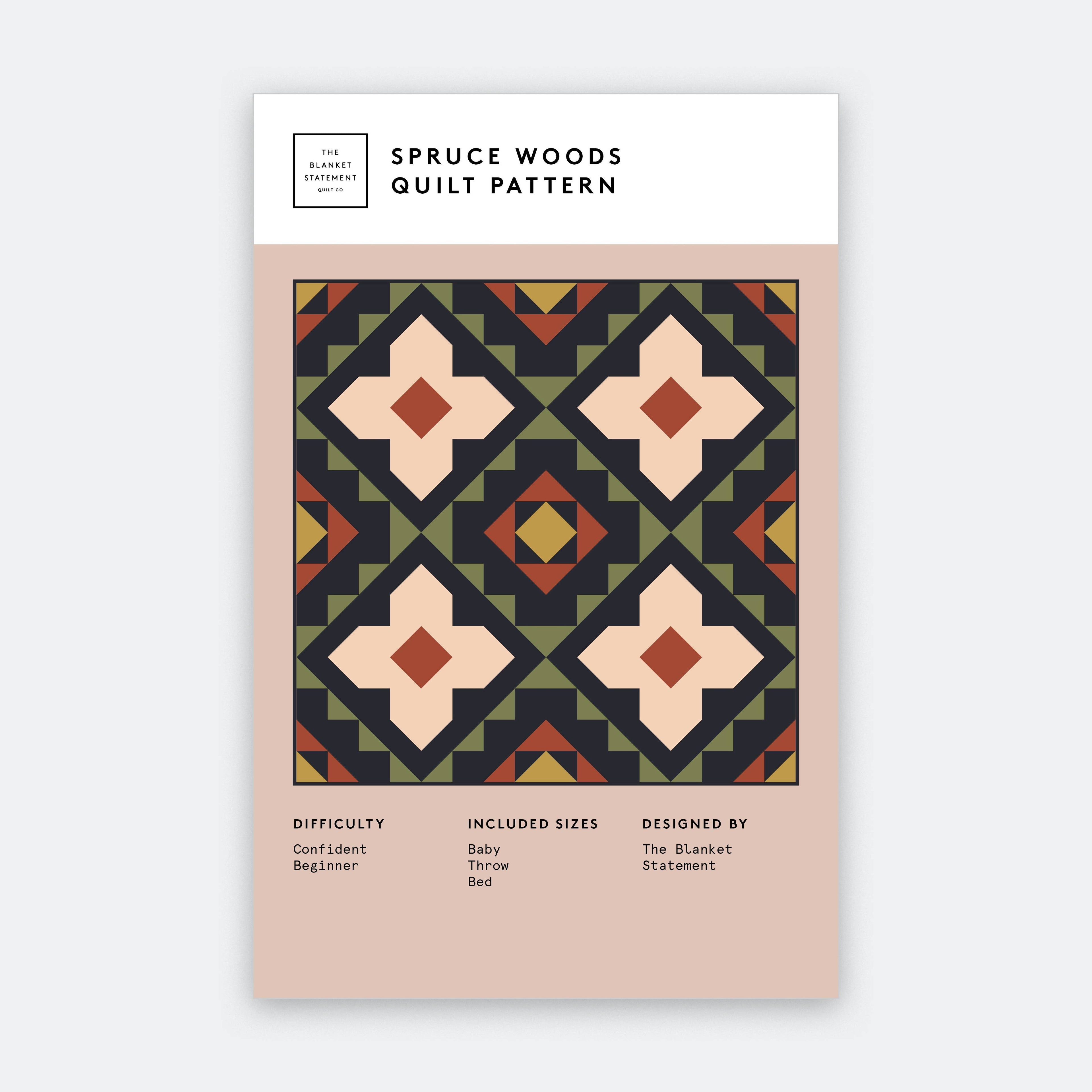 Spruce Woods Quilt Pattern from The Blanket Statement Quilt Co
