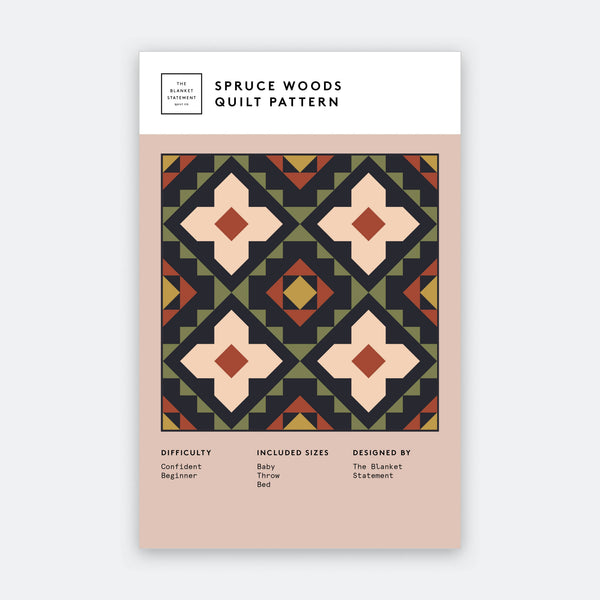 Spruce Woods Quilt Pattern from The Blanket Statement Quilt Co