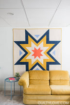 Expanding Stars Quilt Pattern by Quilty Love | Modern Star Quilt Pattern