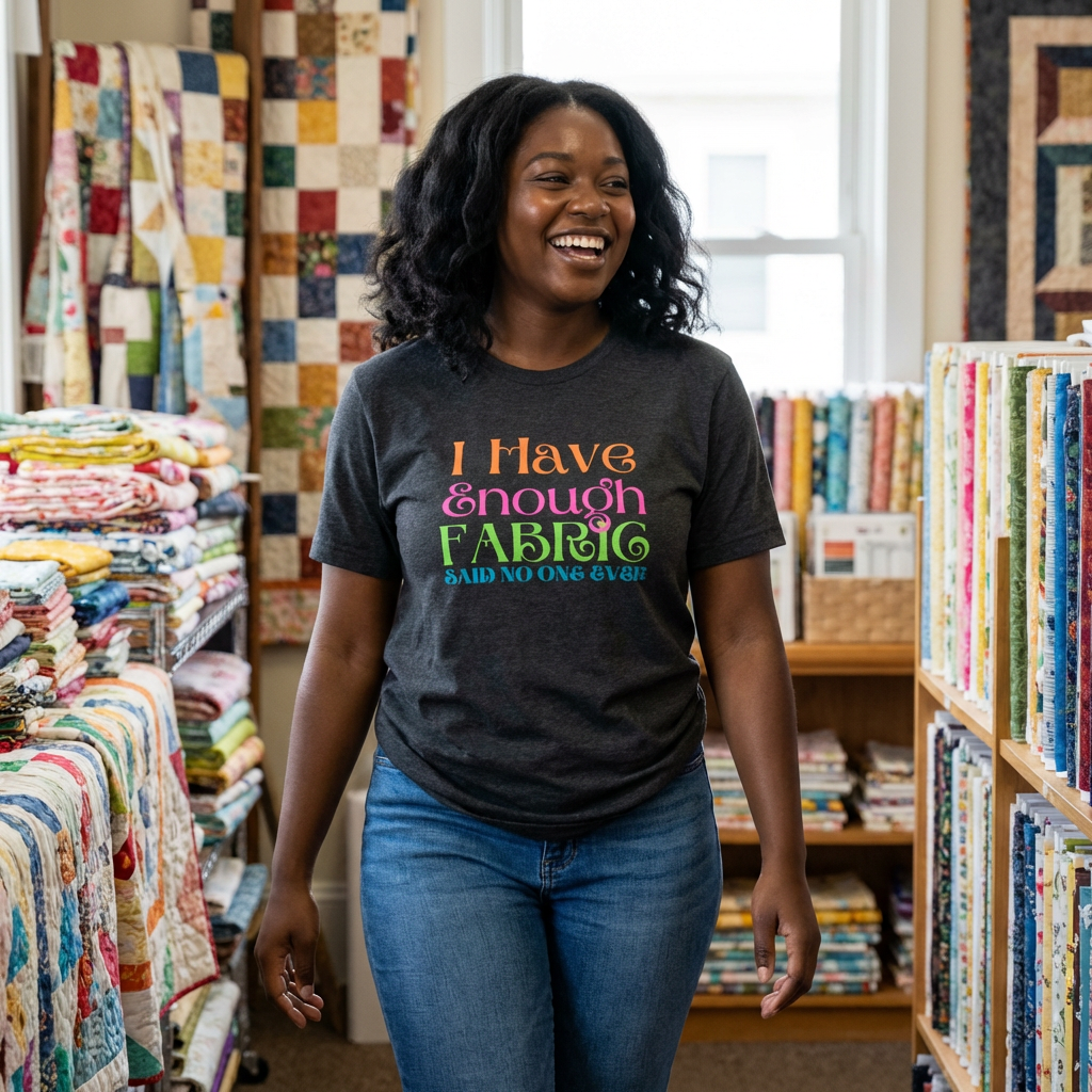T-Shirt — "I Have Enough Fabric Said No One Ever" Tee
