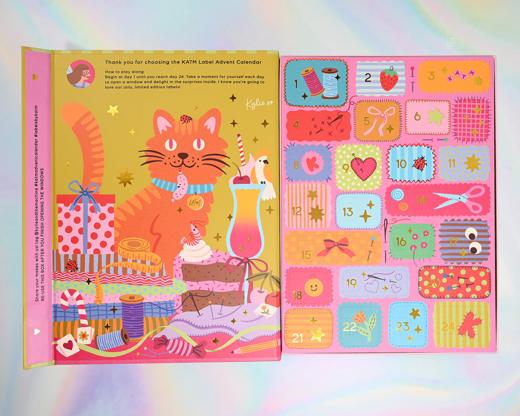 Kylie and the Machine Sew-in Label Advent Calendar