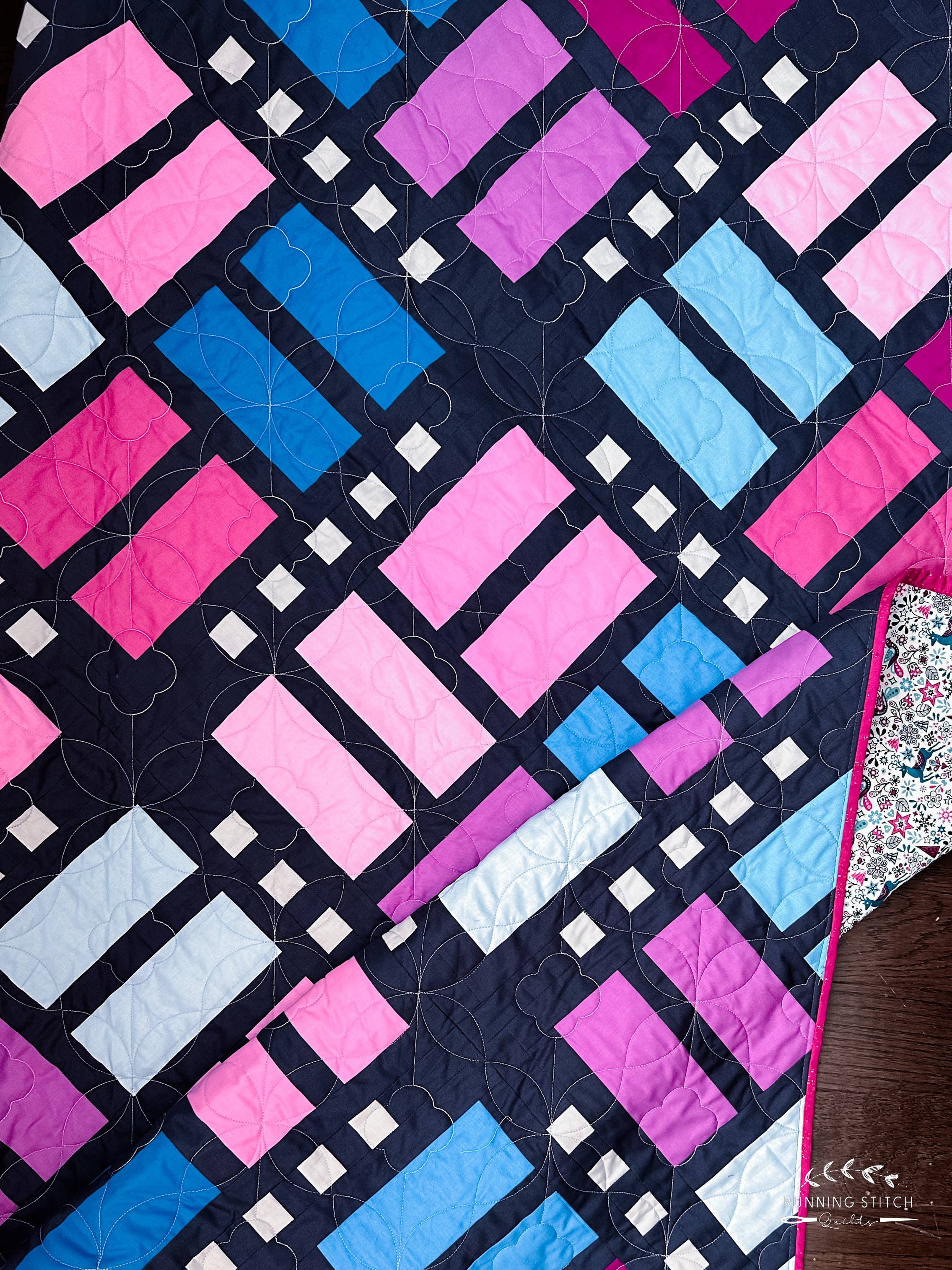 Weavers Cottage Quilt Pattern - Running Stitch Quilts
