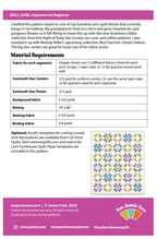 Fabric Requirements for Lee's Farmhouse Quilt Pattern by Jamie Frick - See Jamie Sew