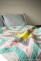 Expanding Stars Quilt Pattern by Quilty Love | Modern Star Quilt Pattern