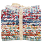 Tilda Village Life 20 piece fat quarter bundle featuring the main floral and coordinating fabric prints