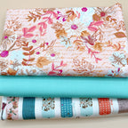 3 yard bundle Bookish by Sharon Holland and Art Gallery Pure Solids