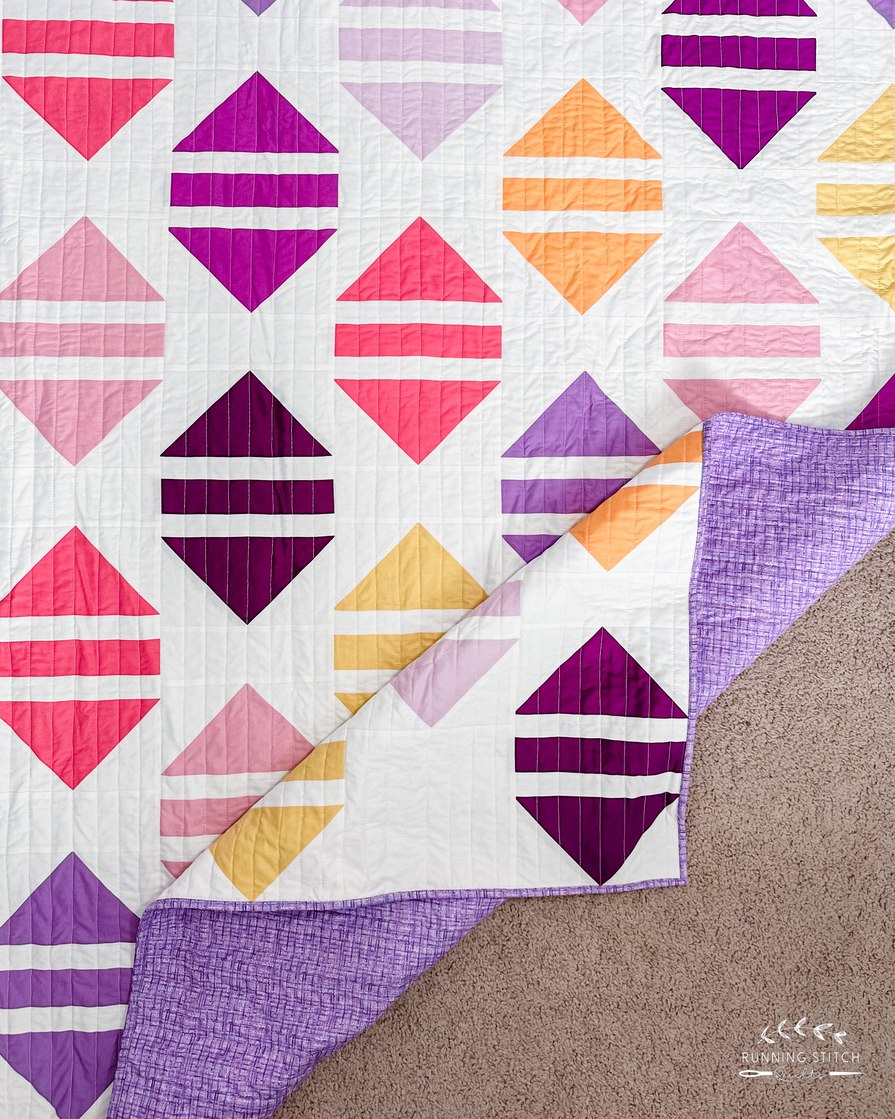 Mop Tops Quilt Pattern - Running Stitch Quilts