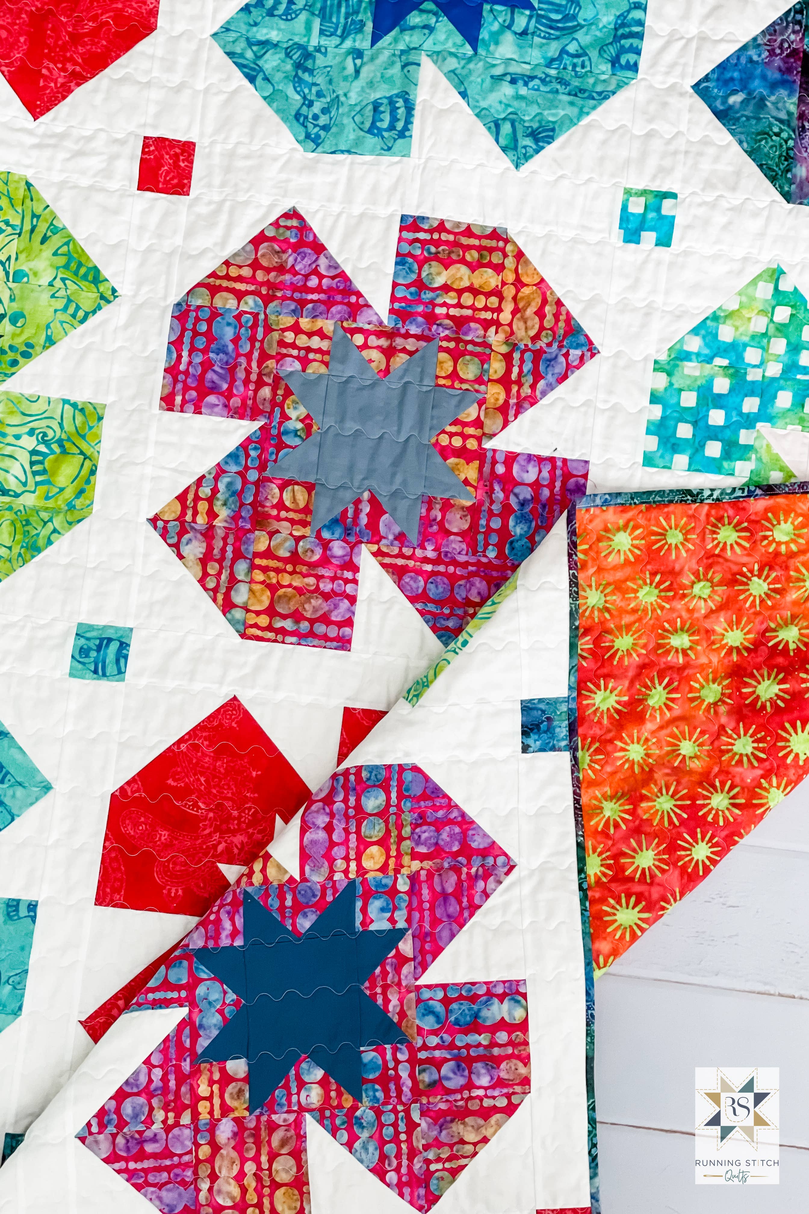 Summer Garden Quilt Pattern - Running Stitch Quilts