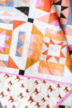 Nova Star Quilt Pattern by Then Came June | Modern Star Fat Quarter Quilt Pattern