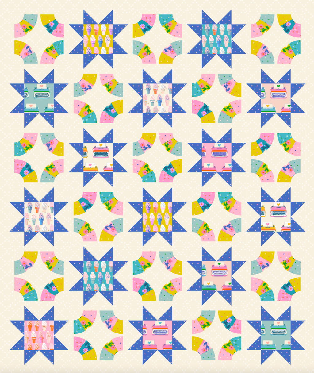 Mockup of Lee's Farmhouse Quilt Pattern by Jamie Frick - See Jamie Sew