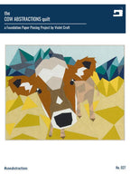 The Cow Abstractions Quilt Pattern by Violet Craft