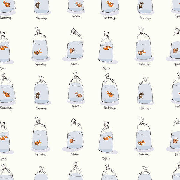 Heather Ross Favorites Goldfishes in Bags Yardage | Windham Fabrics
