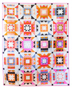 Quilt made with Nova Star Quilt Pattern by Then Came June