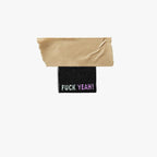 Fuck Yeah! Woven Labels by KATM with vibrant text design.