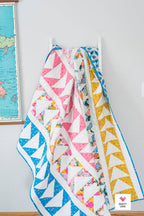 Flying Quilt Pattern by Quilty Love | Modern Flying Geese Quilt Pattern