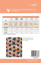 FabriRequirements Chart Star Pop II by Quilty Love