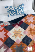 North Star Quilt Pattern by Quilty Love | Modern Fat Quarter Star Quilt Pattern
