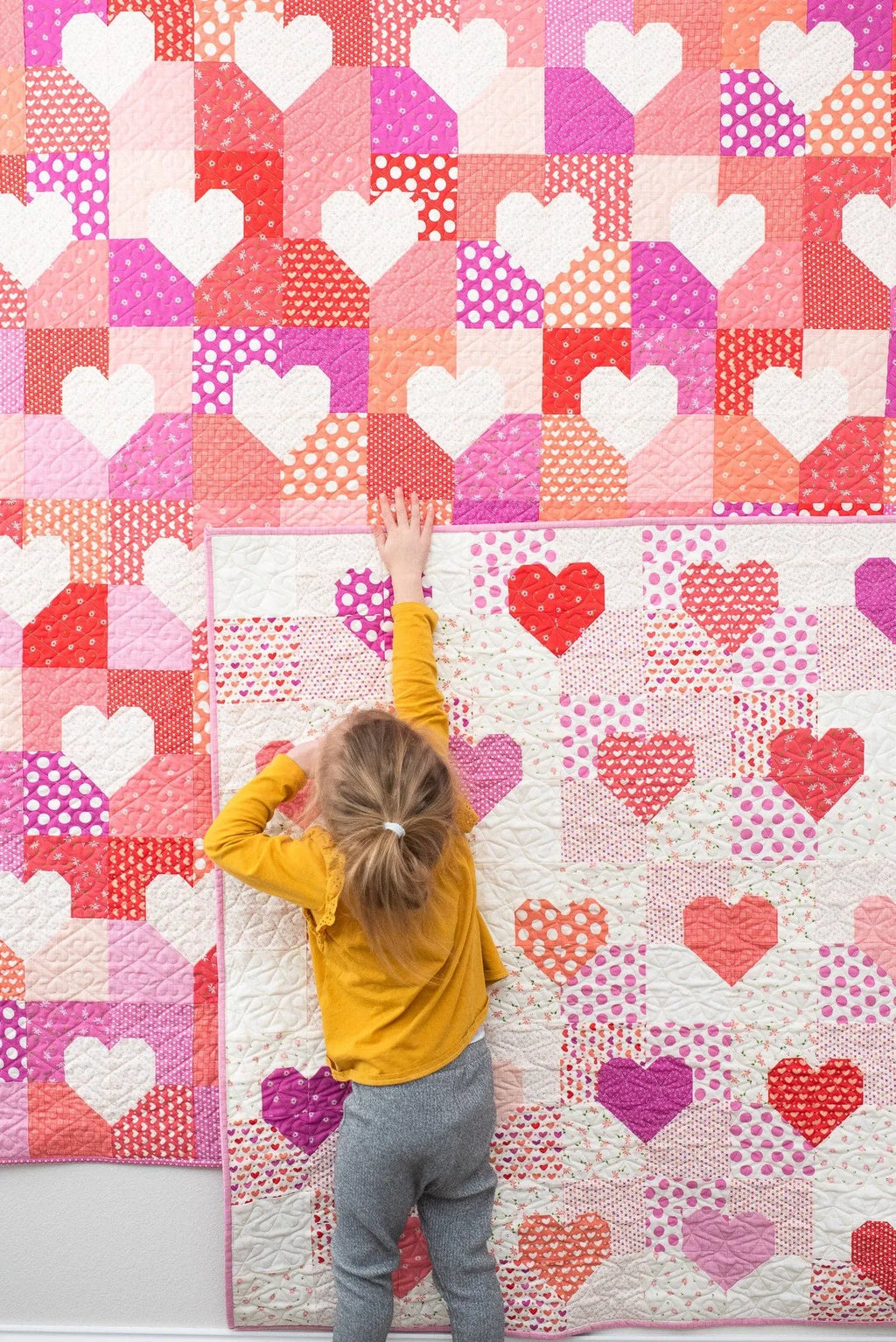 Quilt Drop Patchwork Hearts by Quilty Love
