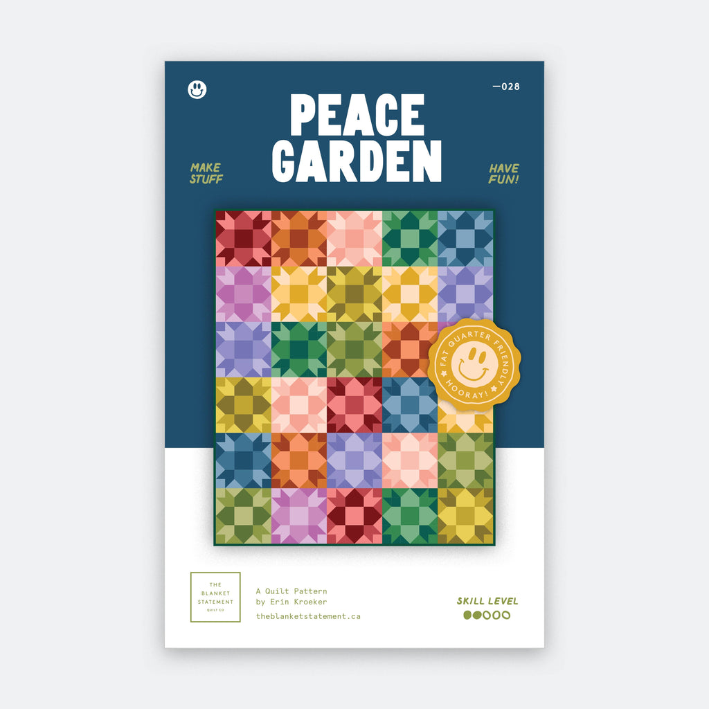 Peace Garden Quilt Pattern by The Blanket Statement Quilt Co