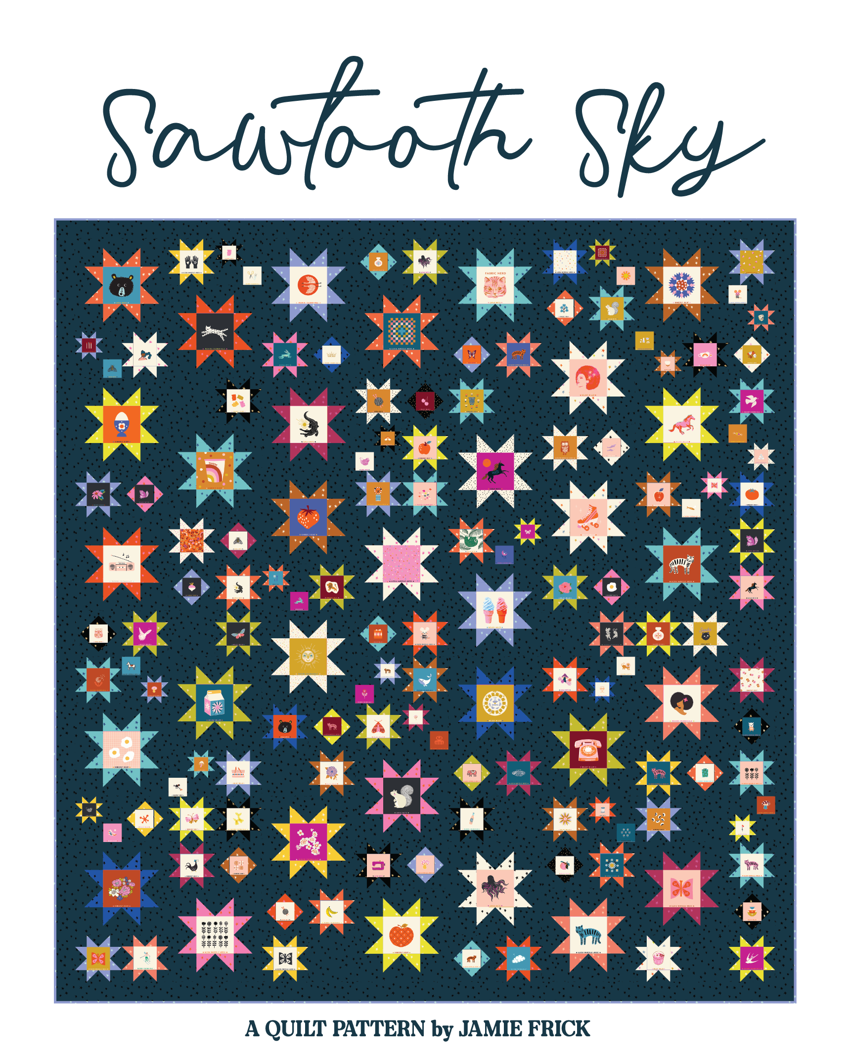 Sawtooth Sky Quilt Pattern by Jamie Frick - See Jamie Sew
