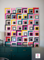 Example Quilt by Log Cabin Stars by Quilty Love