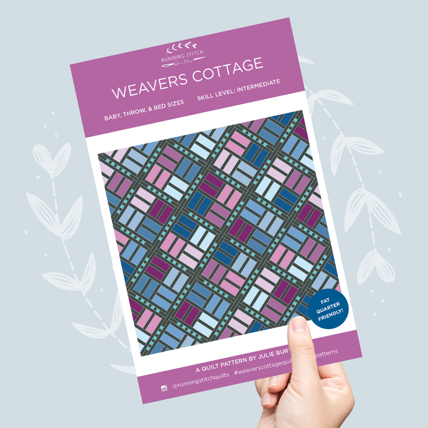 Weavers Cottage Quilt Pattern - Running Stitch Quilts