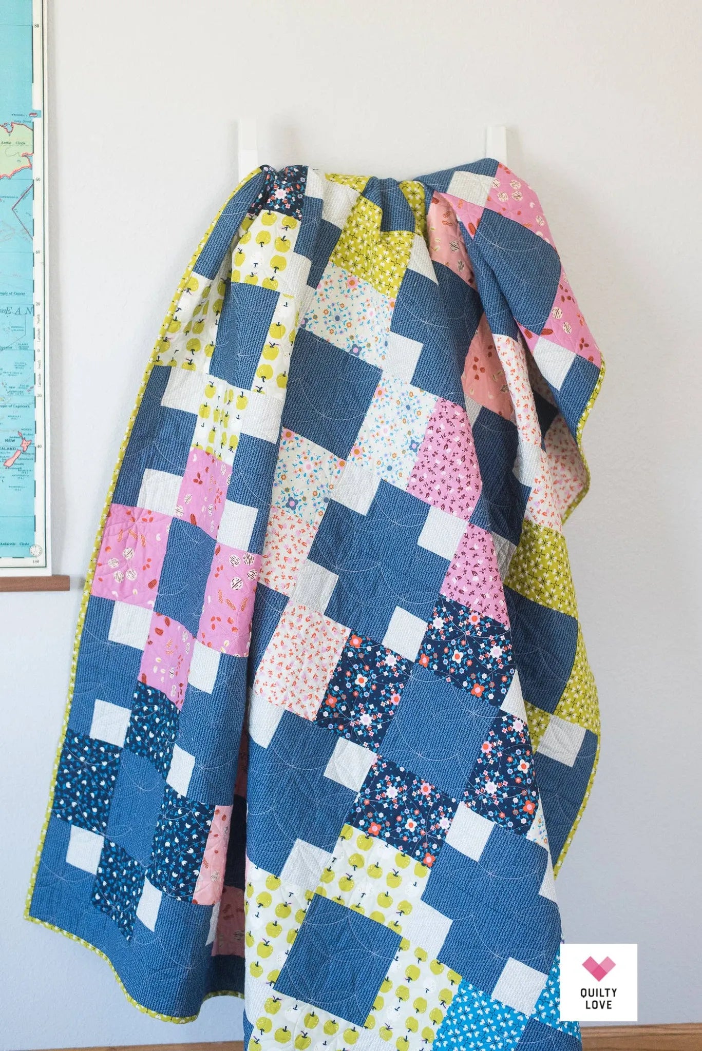Hopscotch II Quilt by Quilty Love