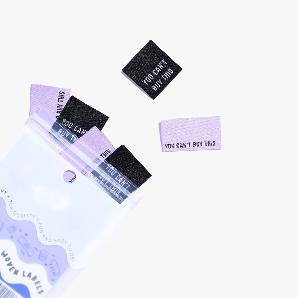 You Can't Buy This (Metallic) Woven Labels, stylish and unique design.
