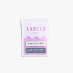 KATM Labels Pack of labels with a white background