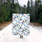 Quilt made with Birds Hill Quilt Pattern by The Blanket Statement Co