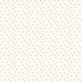 Ditsy Cherries Rose quilting cotton fabric by Bernadett Urbanovics for FIGO Fabrics with tiny red cherries on a soft pink background