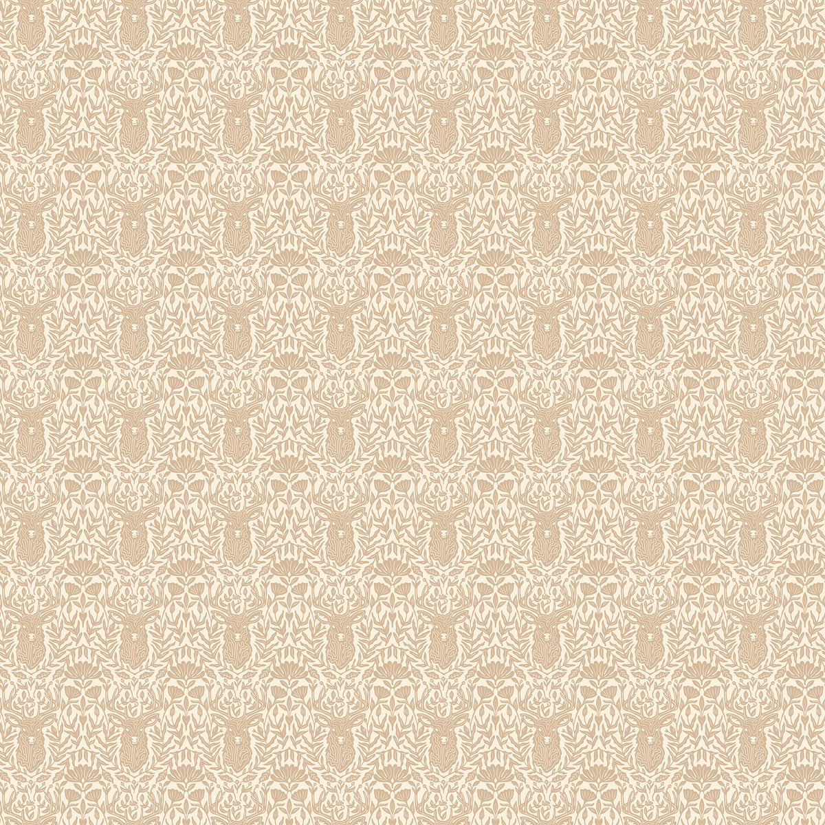 Bramble & Bloom Buck Cream Yardage | FIGO Fabrics